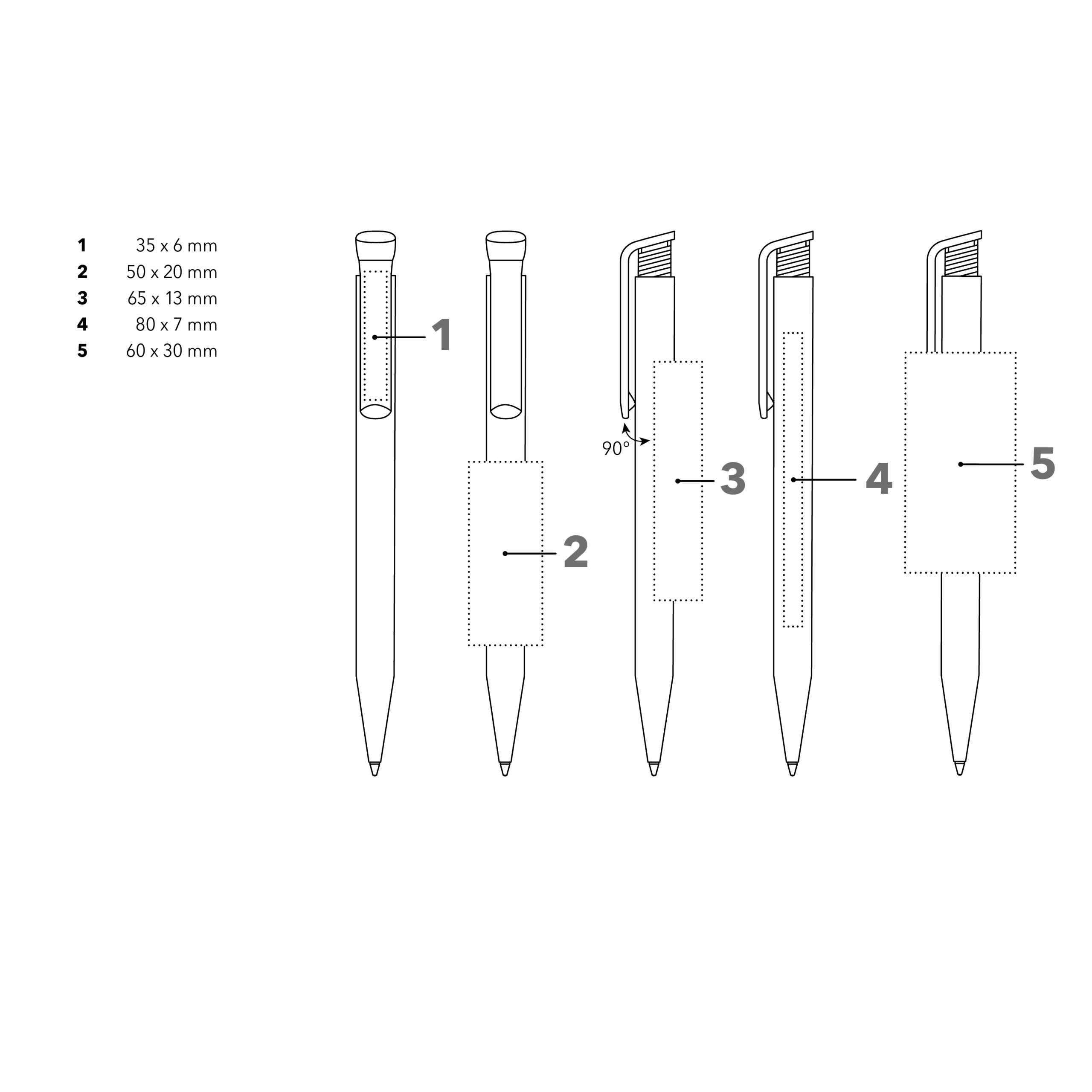 senator - Super Hit Frosted Druckkugelschreiber – Bild 2