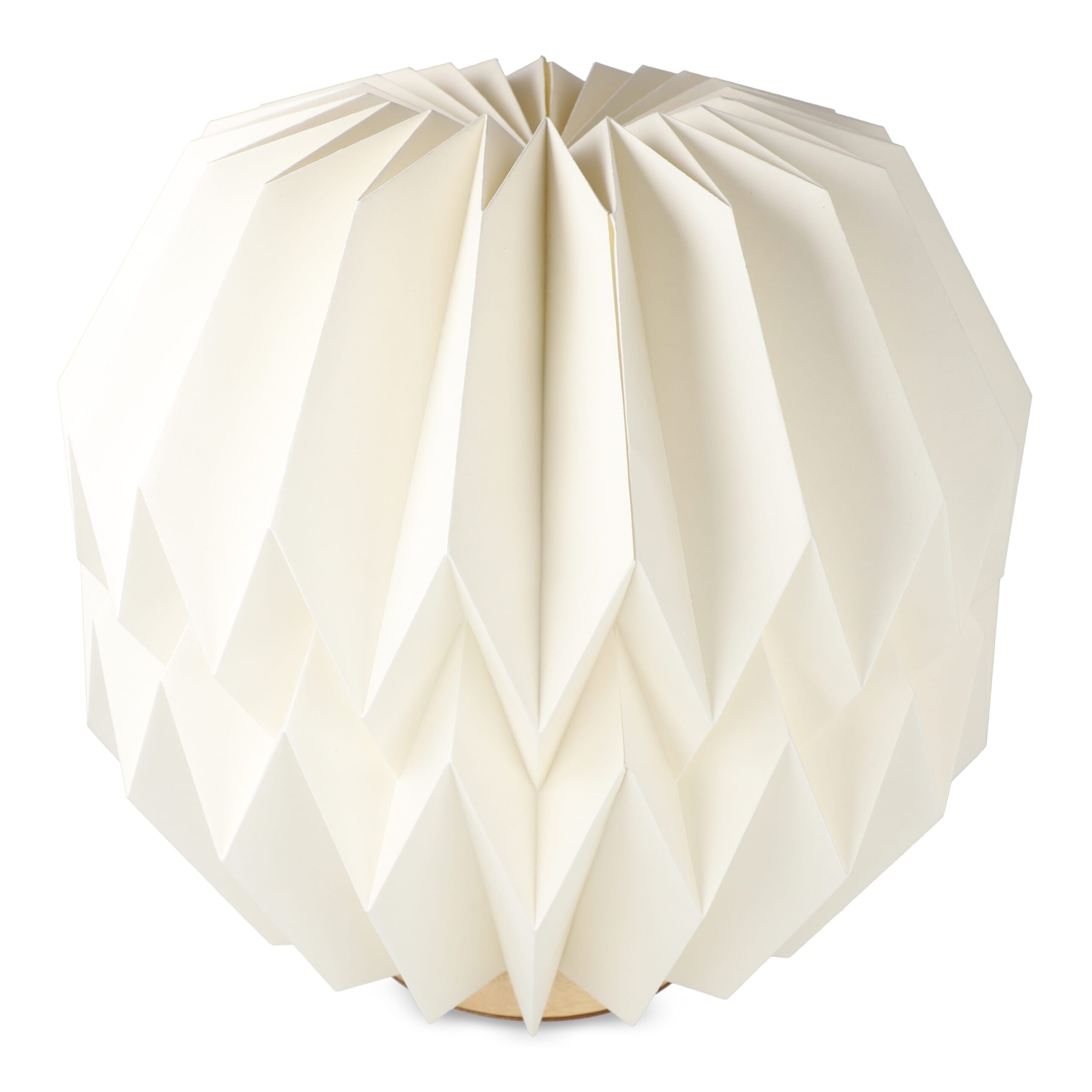 Coollux faltbare, von Origami inspirierte Papier-LED-Lampe Luna 25cm – Bild 3