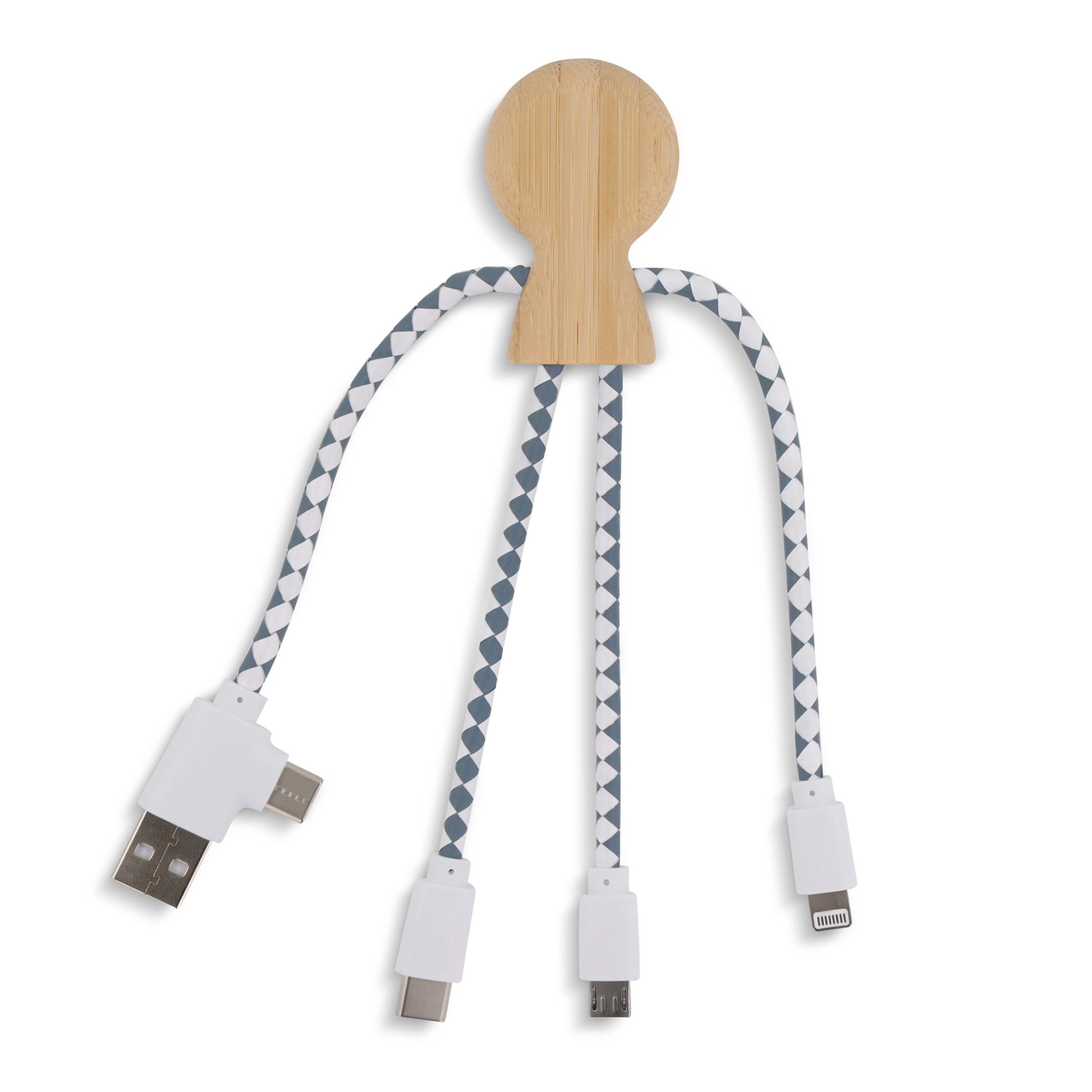 Xoopar Mr. Bio Bamboo Charging Cable – Bild 5