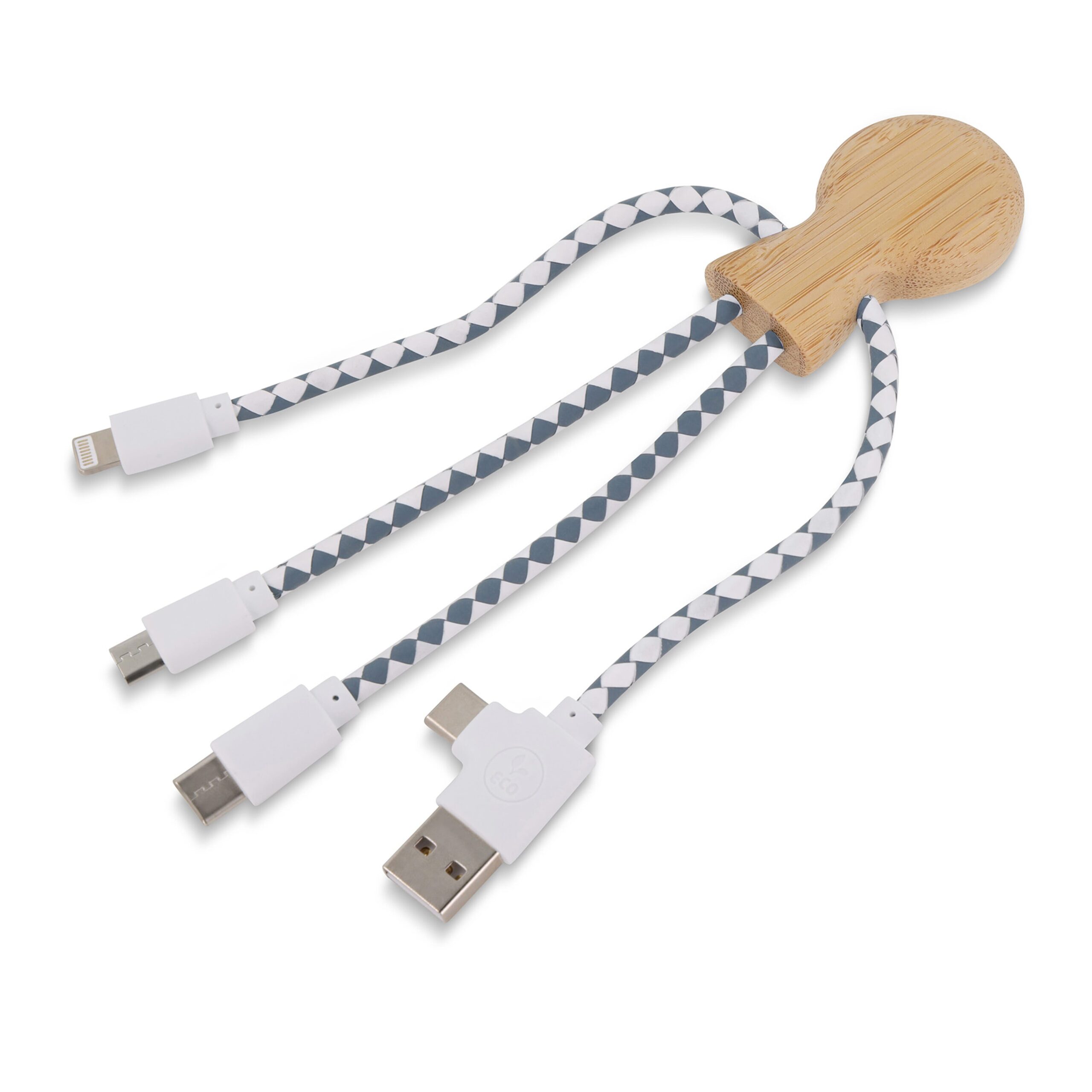 Xoopar Mr. Bio Bamboo Charging Cable – Bild 3