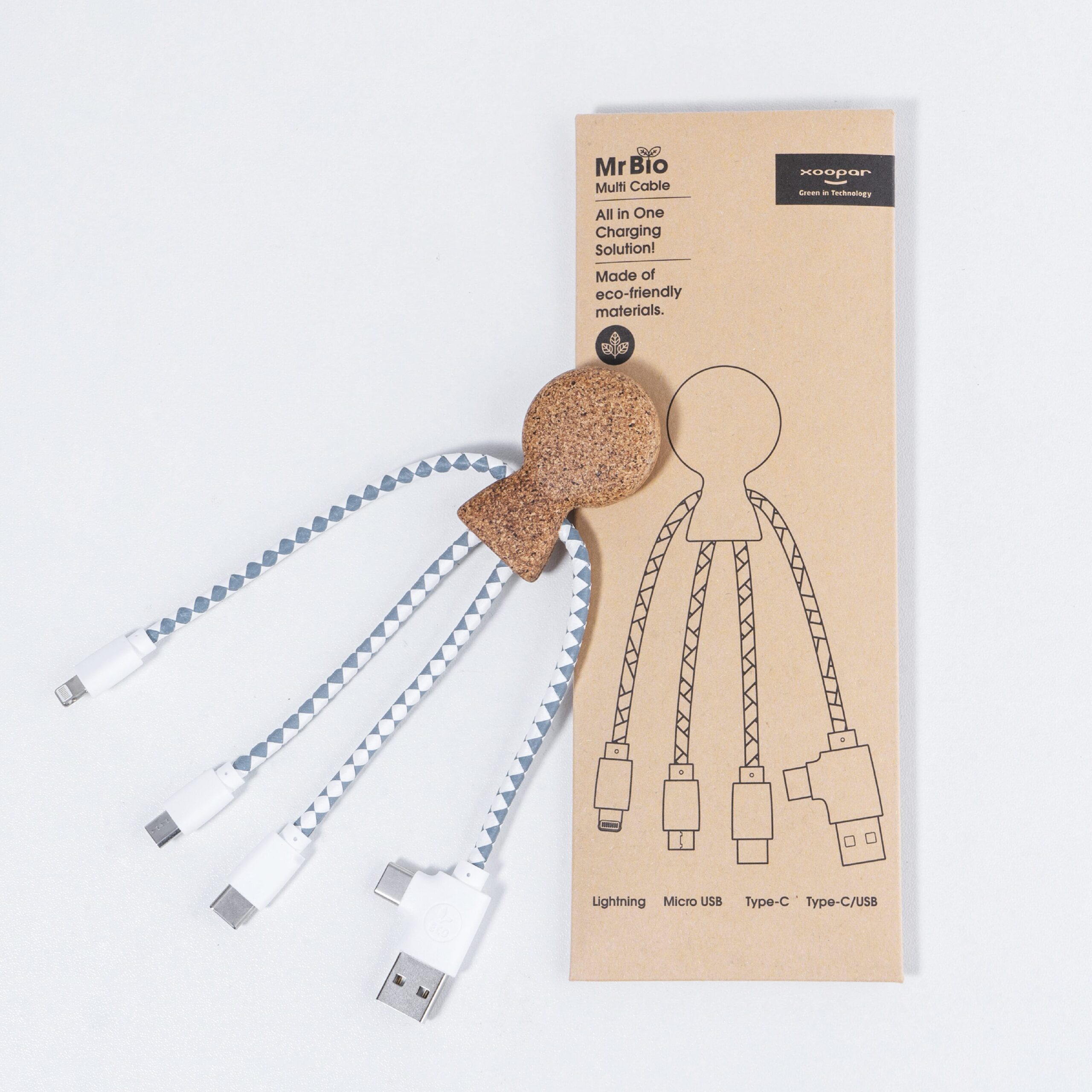 Xoopar Mr. Bio Cork Charging Cable – Bild 4