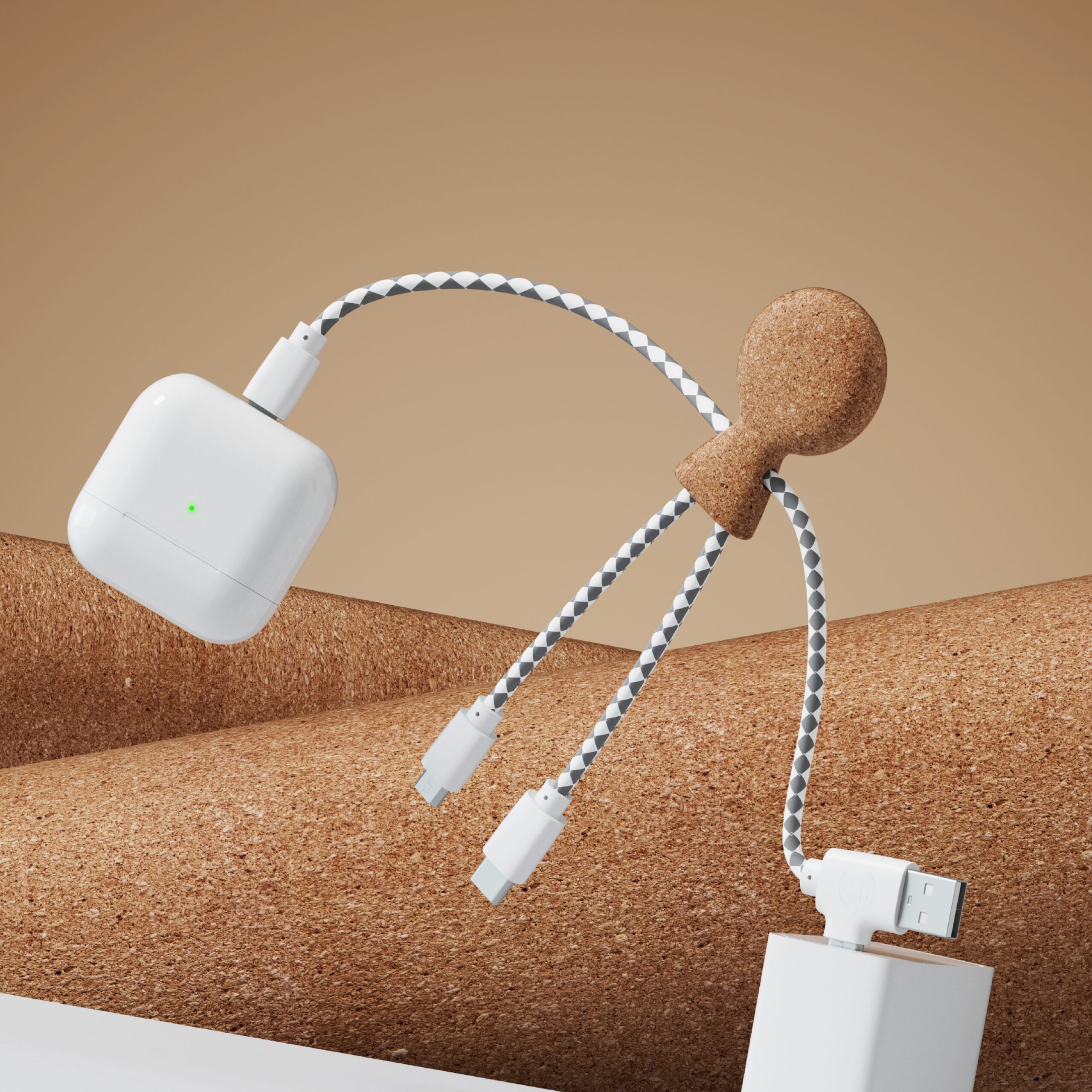 Xoopar Mr. Bio Cork Charging Cable – Bild 3
