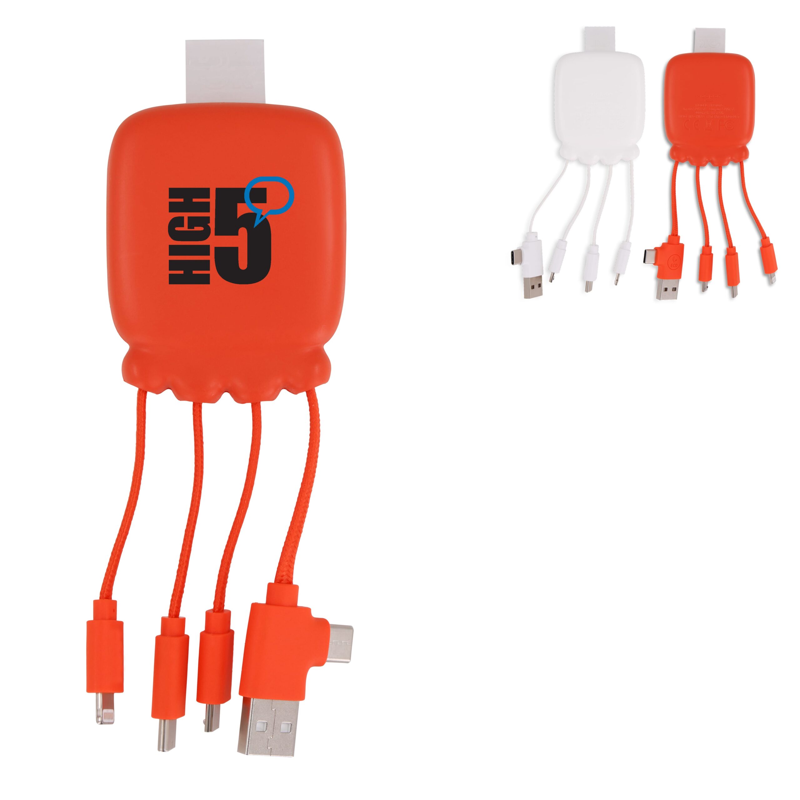 3192 | Xoopar Octopus Gamma 2 Powerbank with Bio Charging cable 3000mAh