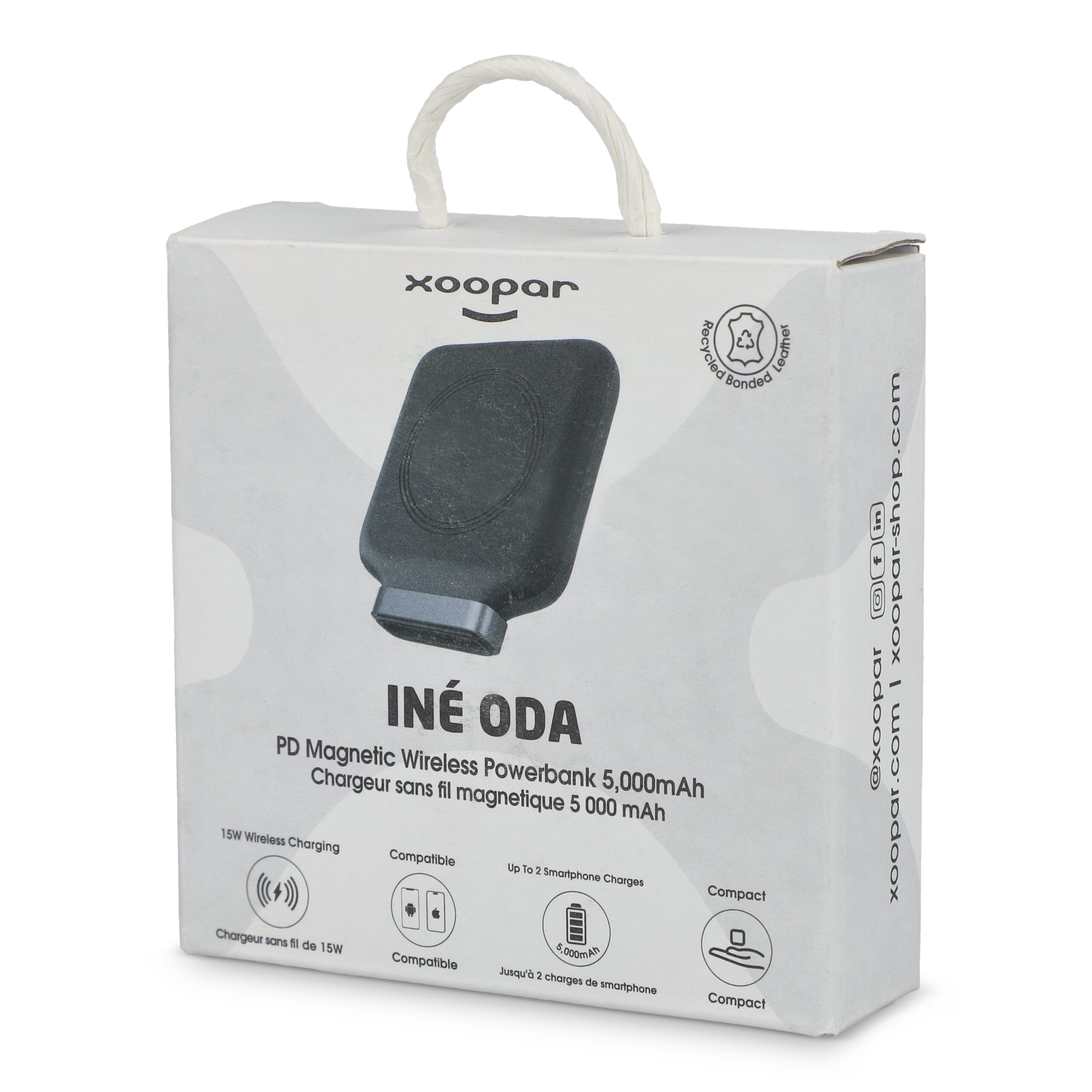 4026 - Xoopar Ine Oda Drahtlose Powerbank Kompatibel mit MagSafe 5000 mAh – Bild 5