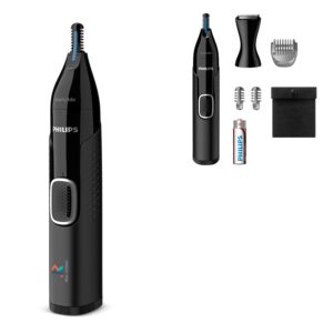 NT5650|Philips Nasen-, Ohren- und Augenbrauentrimmer mit 5 Zubehörteilen
