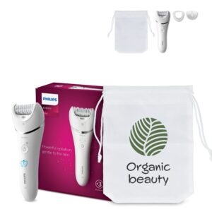 BRE700|Philips Epilator für Beine und Körper, nass und trocken