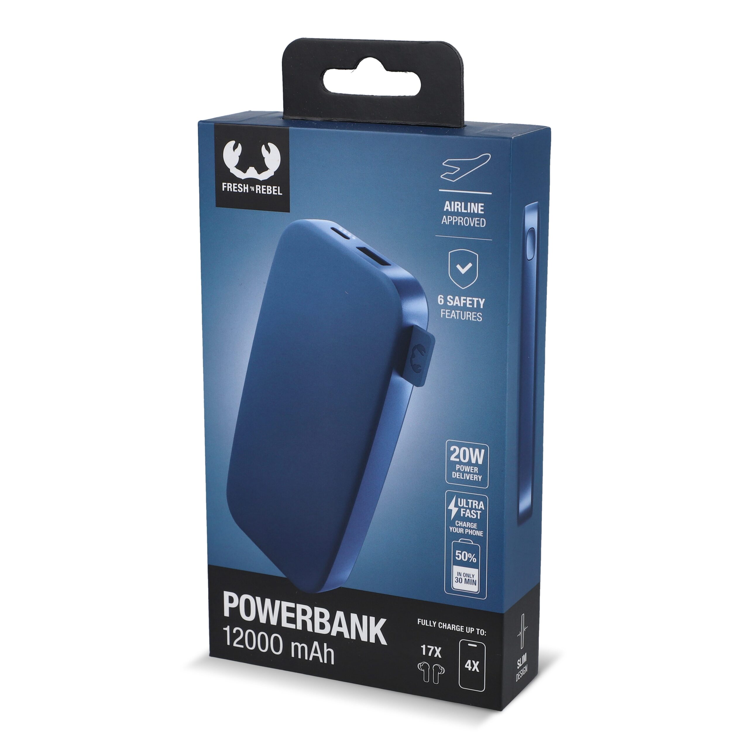 2PB12100 | Fresh 'n Rebel Powerbank 12000mAh USB-C Schnellladung 20W – Bild 3