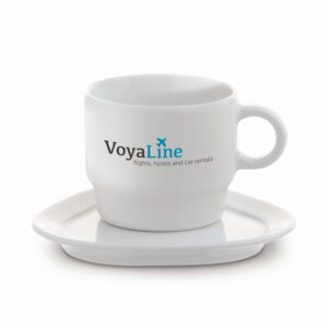 Tasse Dreieck Teller Satellite 180ml