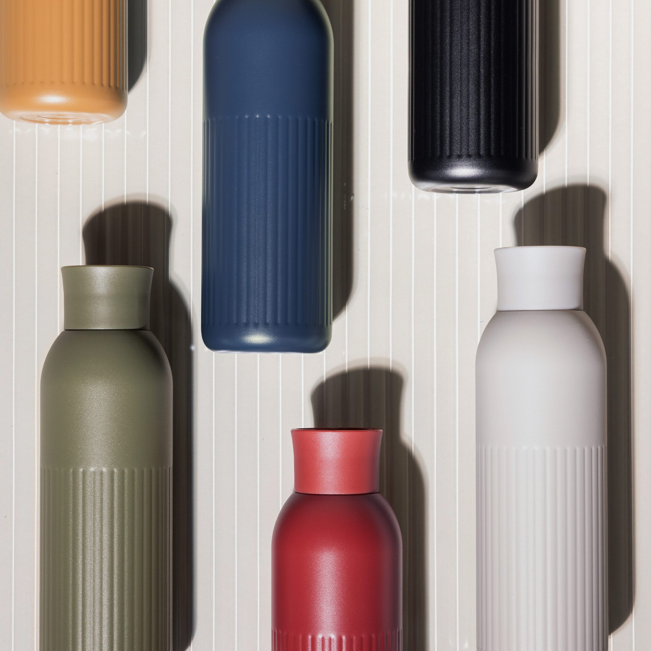 Sagaform Tekla Push Stahlisolierflasche mit Druckverschluss (recycelt) 500 ml – Bild 4