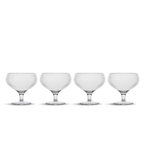 Billi Coupe Glas, 4er-Set aus rPET
