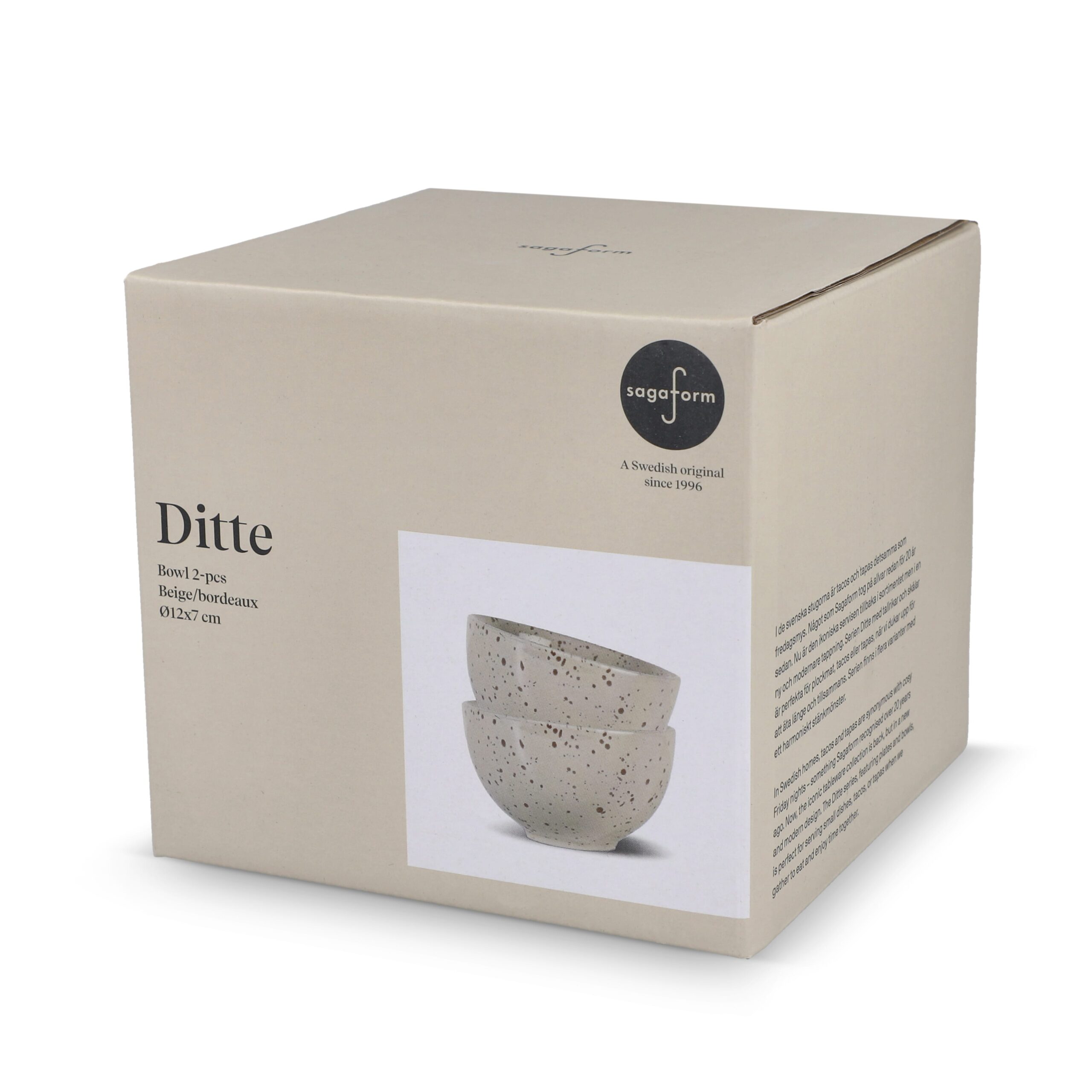 Sagaform Ditte Keramikschüsselset 12 cm – Bild 4