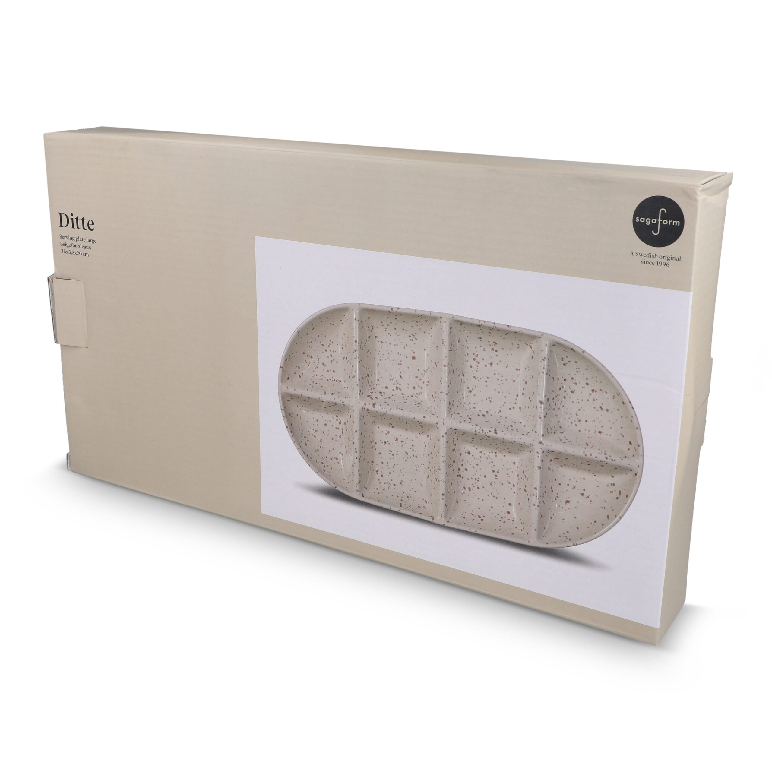 Sagaform Ditte Keramik-Servierplatte 36 x 20 cm – Bild 6