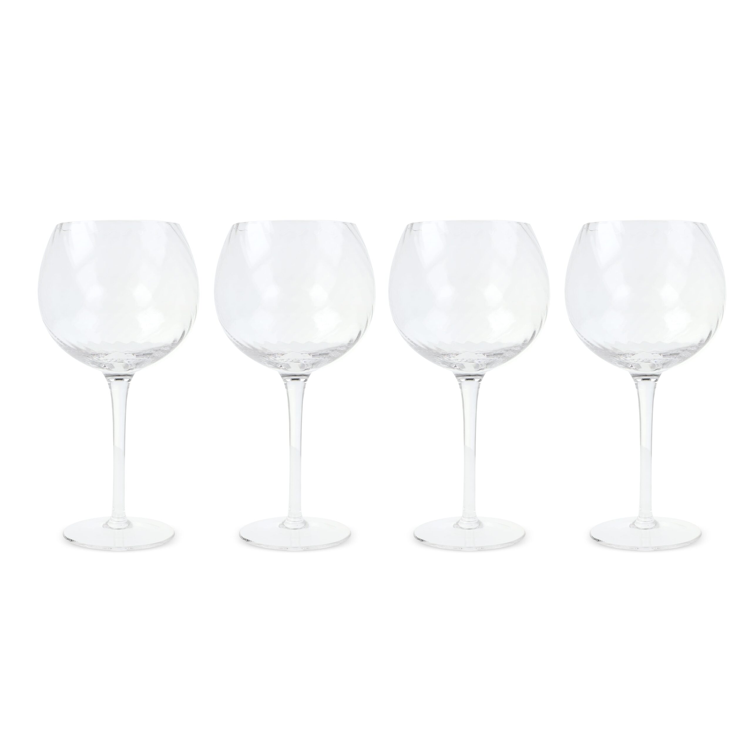 Byon Opacity 4er-Set Weingläser mit stilvollem Glasmuster 470ml – Bild 2