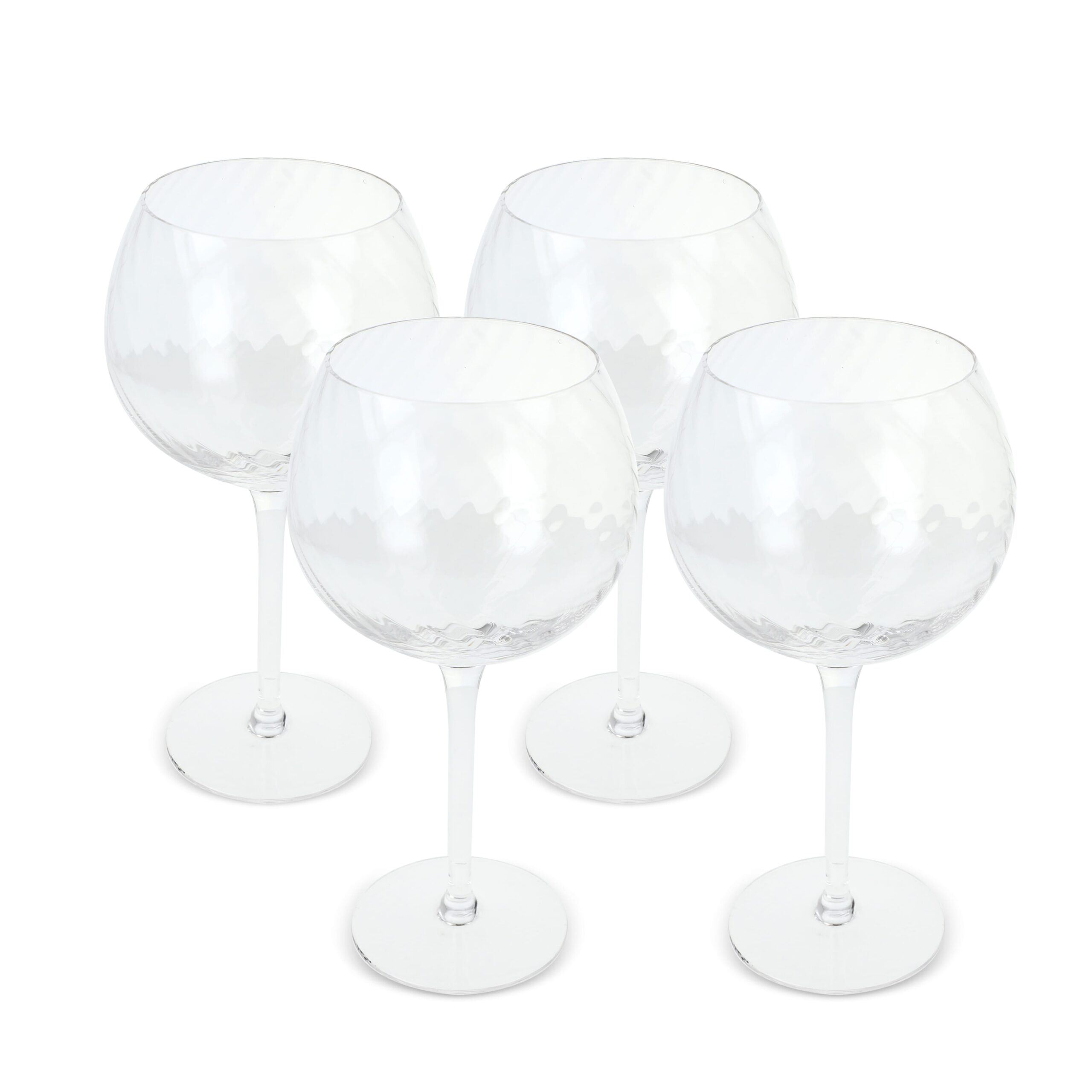 Byon Opacity 4er-Set Weingläser mit stilvollem Glasmuster 470ml – Bild 6