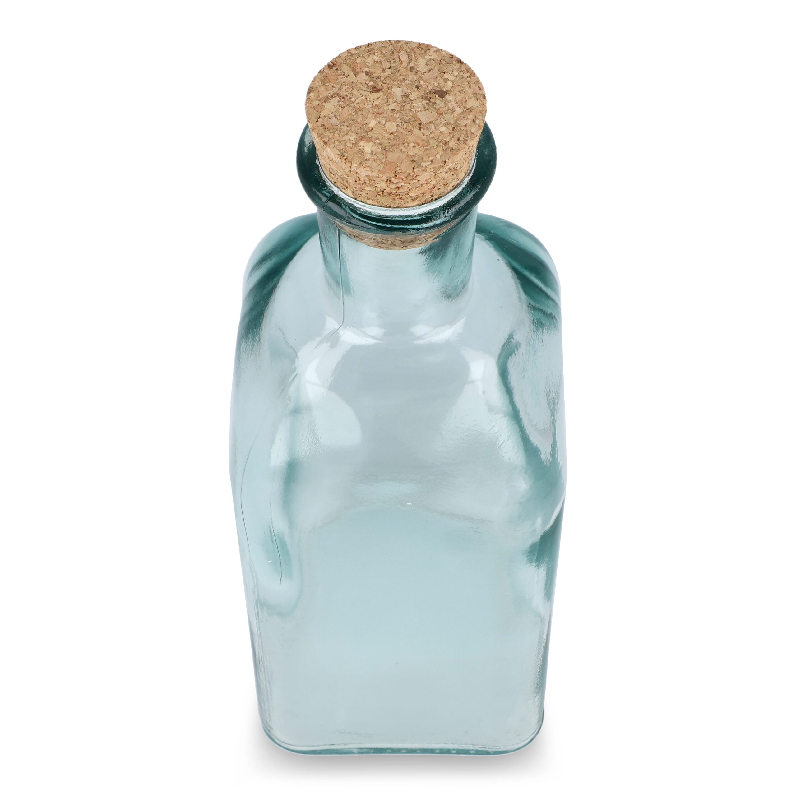 InSideOut Square Recycelte Glaswasserflasche ReuuZ mit Korkverschluss 500ml – Bild 3