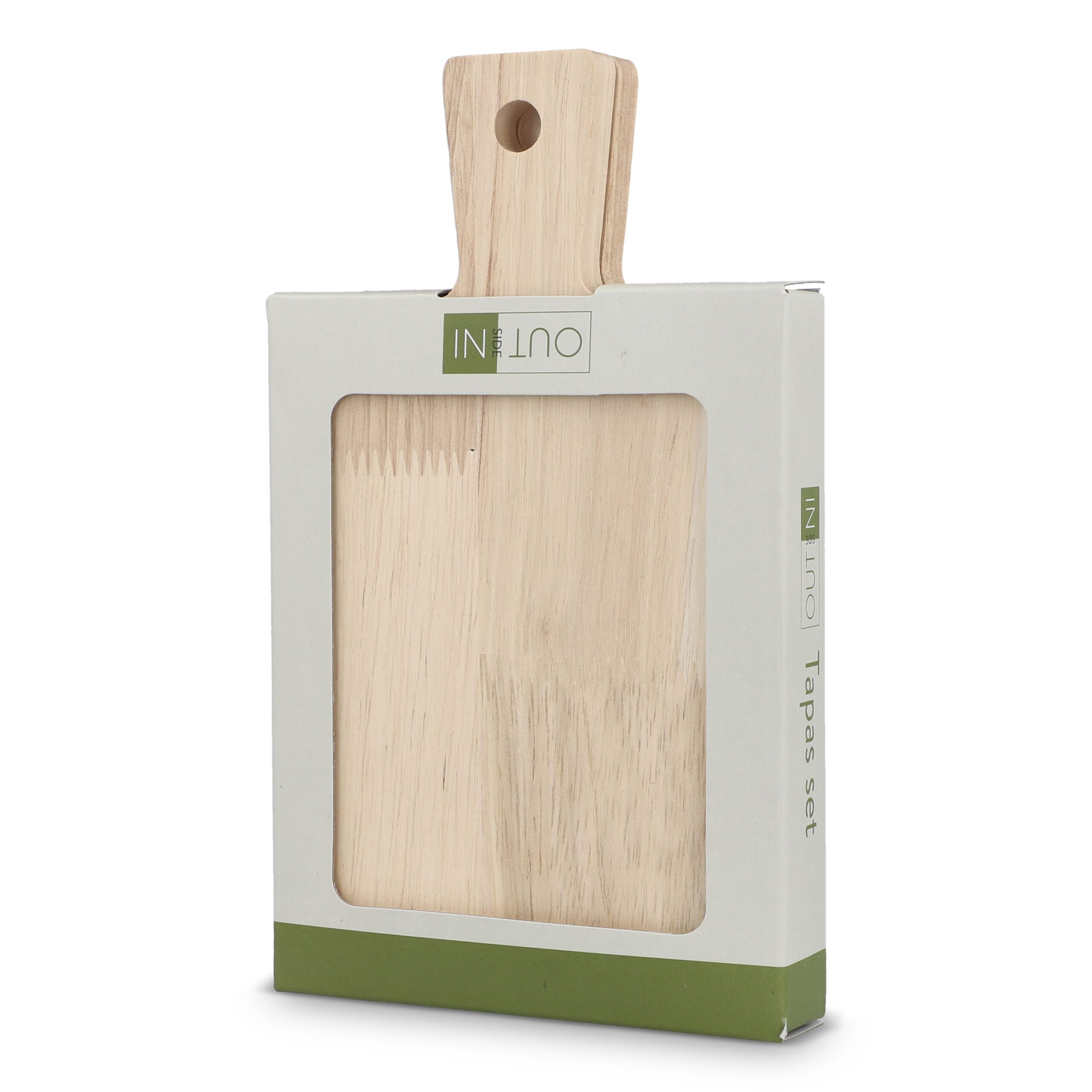 InSideOut 2er-Pack kleine Tapas-Tabletts aus Holz – Bild 6