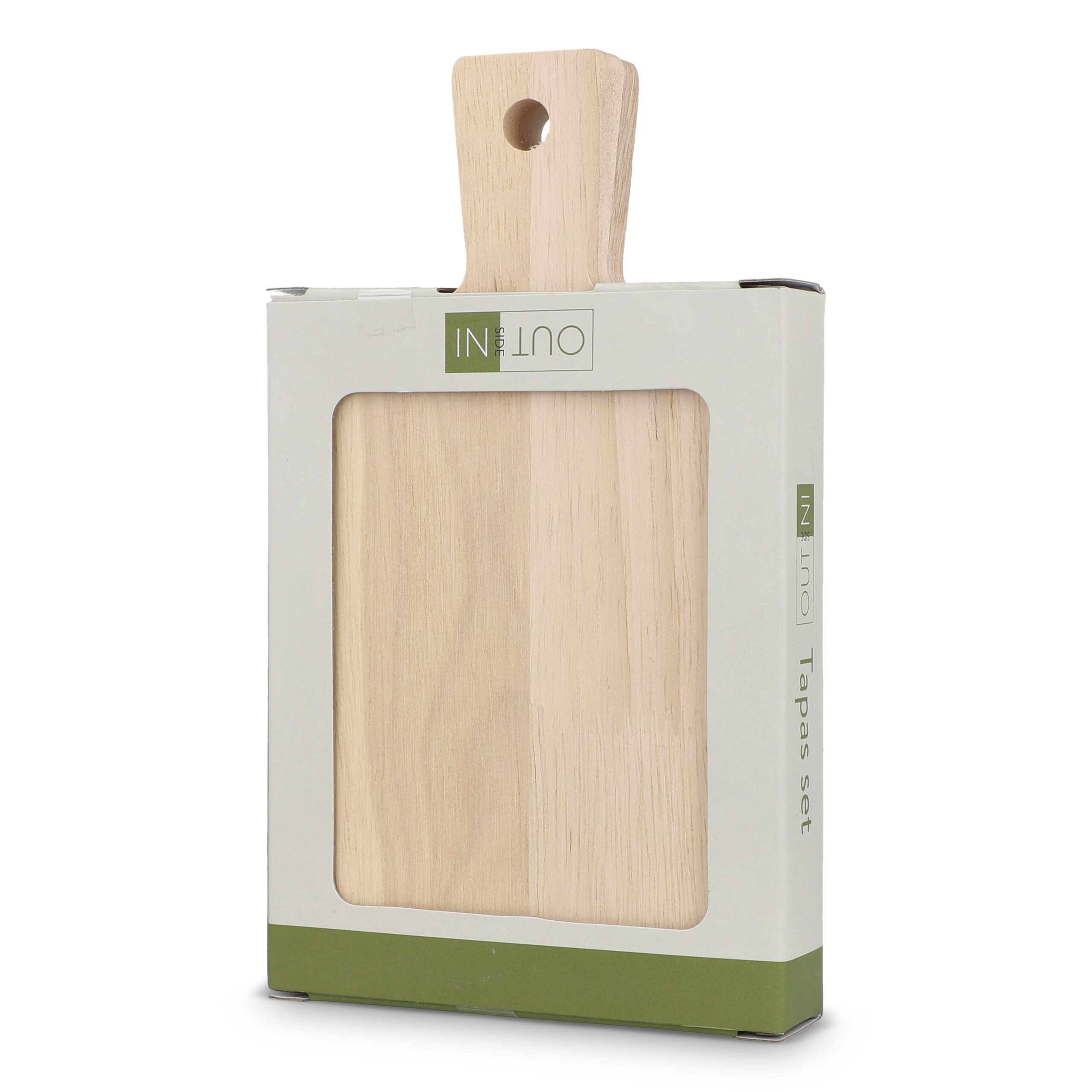 InSideOut 2er-Pack kleine Tapas-Tabletts aus Holz – Bild 4