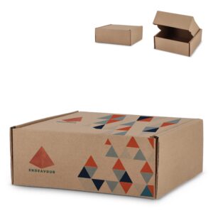 Individuell gestalteter Geschenkkarton 24.3 x 24.3 x 9.9 cm