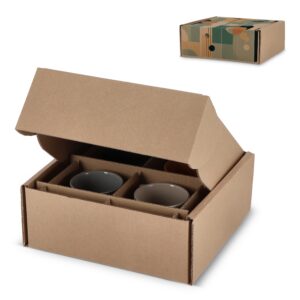 Individuelle Geschenkverpackung für 4 Tassen 24.3 x 24.3 x 9.9 cm