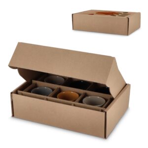 Individuelle Geschenkverpackung für 6 Stück Tassen 34.7 x 24.3 x 9.9 cm