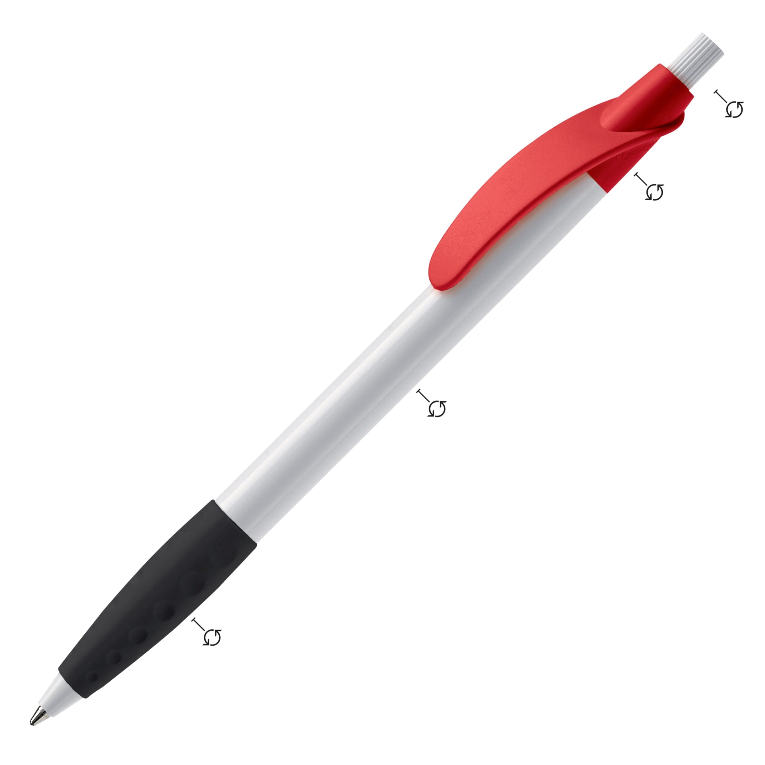 Kugelschreiber Cosmo Combi mit Gummigriff – Bild 2