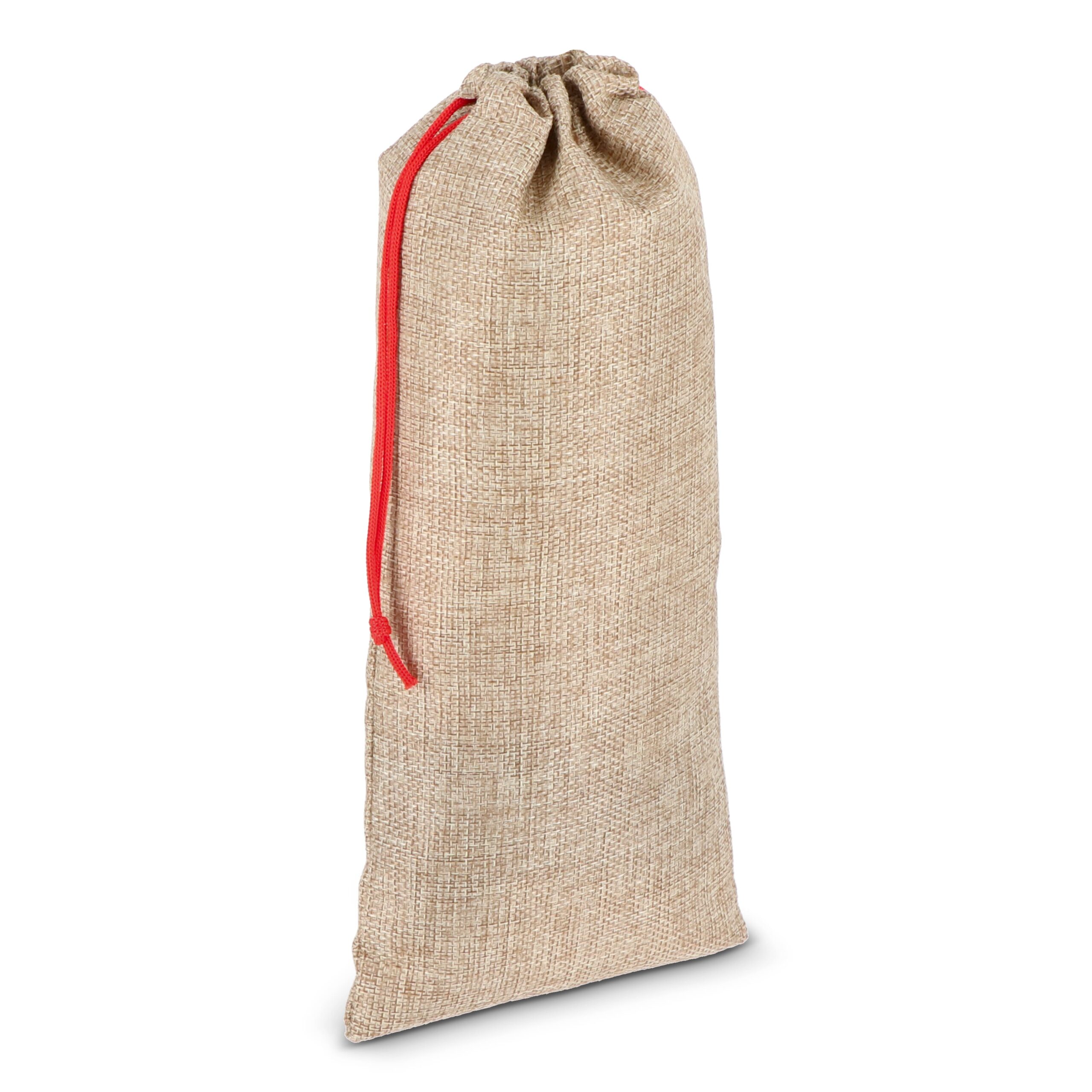 Flaschenetui im Jute-Stil 14 x 34 cm – Bild 2