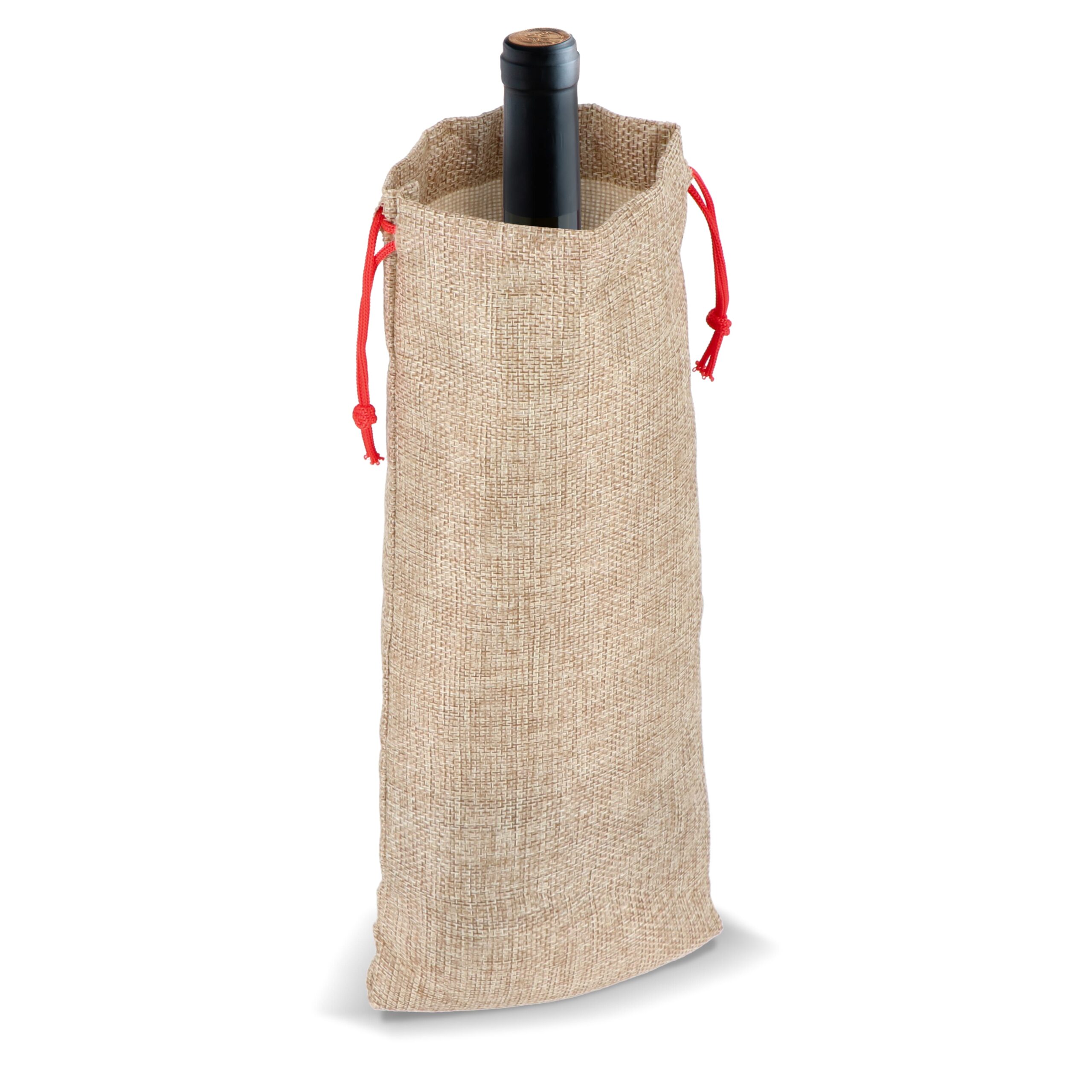 Flaschenetui im Jute-Stil 14 x 34 cm – Bild 5
