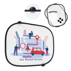 Sonnenblende, 2er-Set mit Etui Sublimation