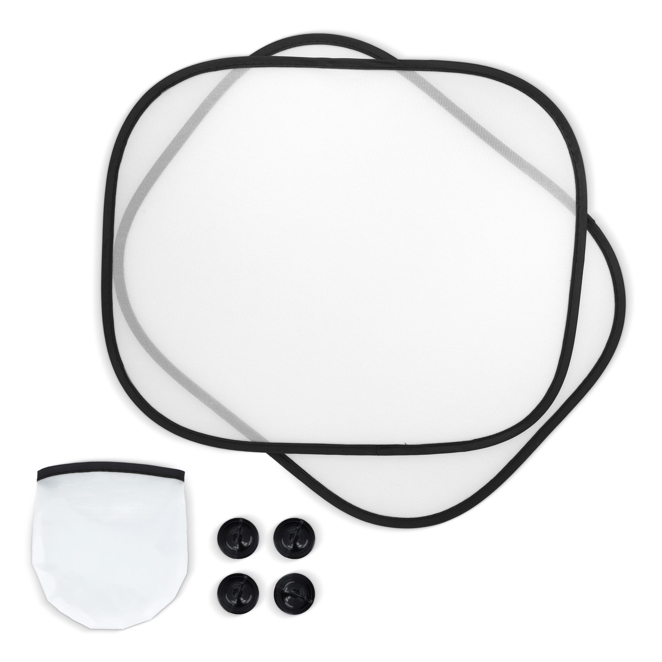 Sonnenblende, 2er-Set mit Etui Sublimation – Bild 2