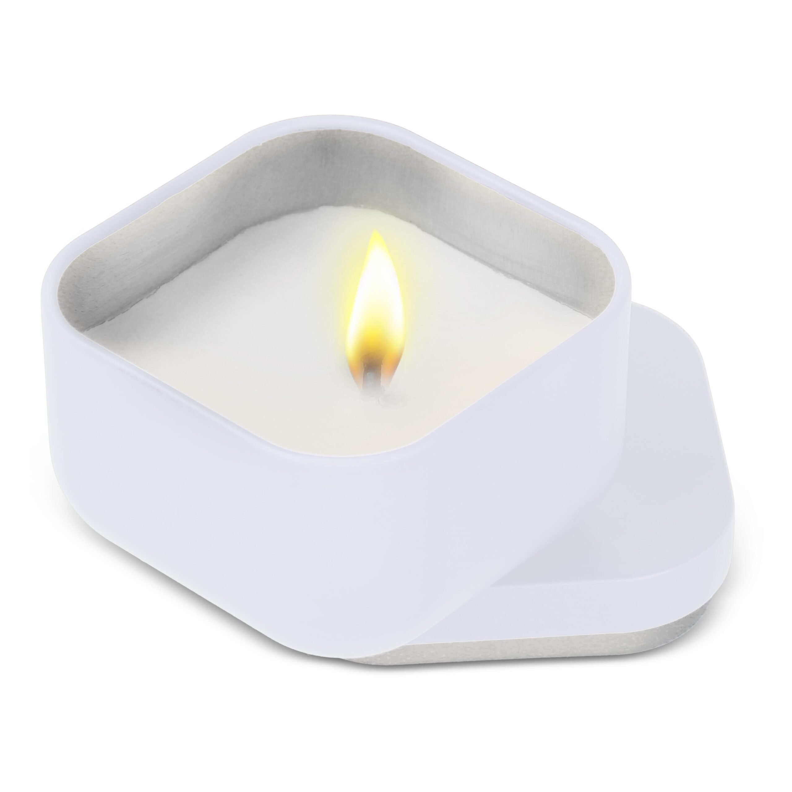 Ananda Duftkerze auf pflanzlicher Basis in recycelter Dose – Bild 3