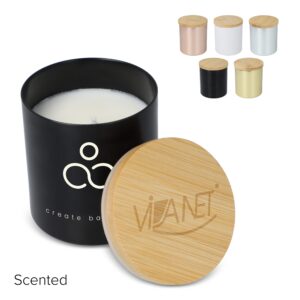 Bhakti-Duftkerze auf pflanzlicher Basis in recyceltem Aluminiumgefäß