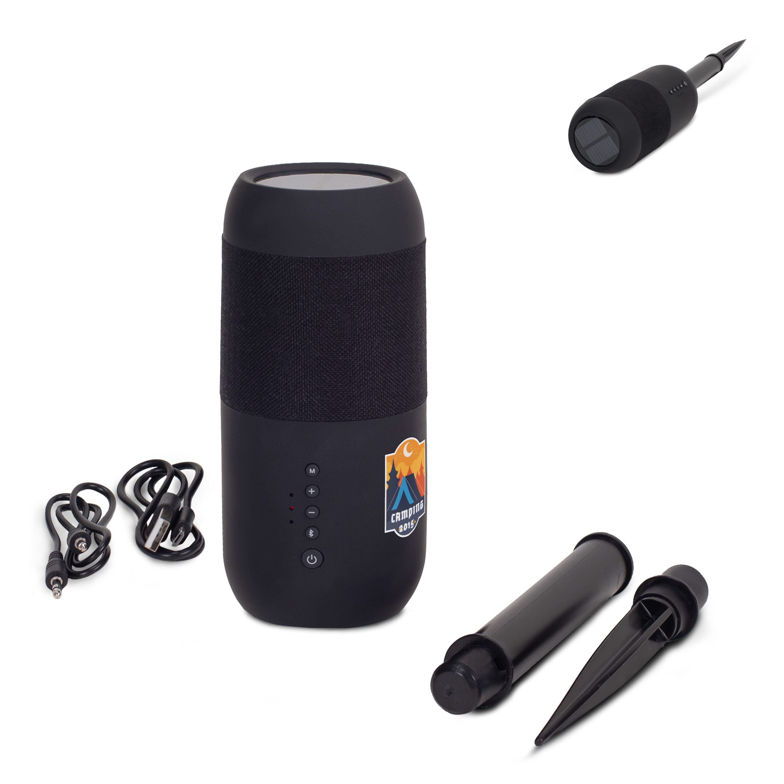 Wireless solar speaker torch 2x5W IPX6