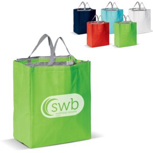 Große Kühltasche aus Non Woven 32.5 x 19.5 x 39 cm, 100 g/m²