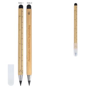 Langlebiger Bleistift und Lineal aus Bambus