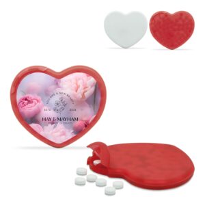 Pfefferminzdose Herz