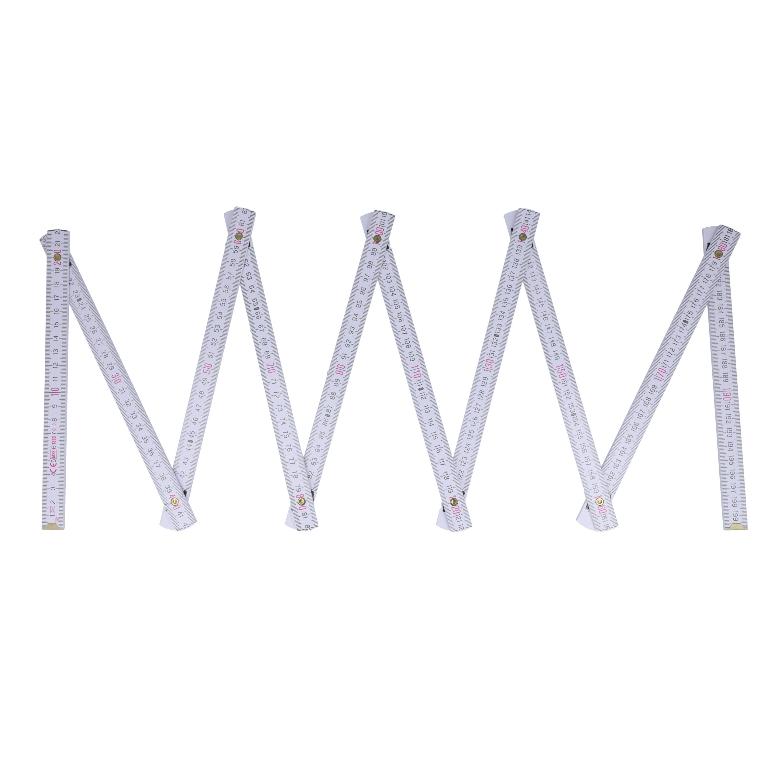 Zollstock Holz 2m Premium lackiert – Bild 2