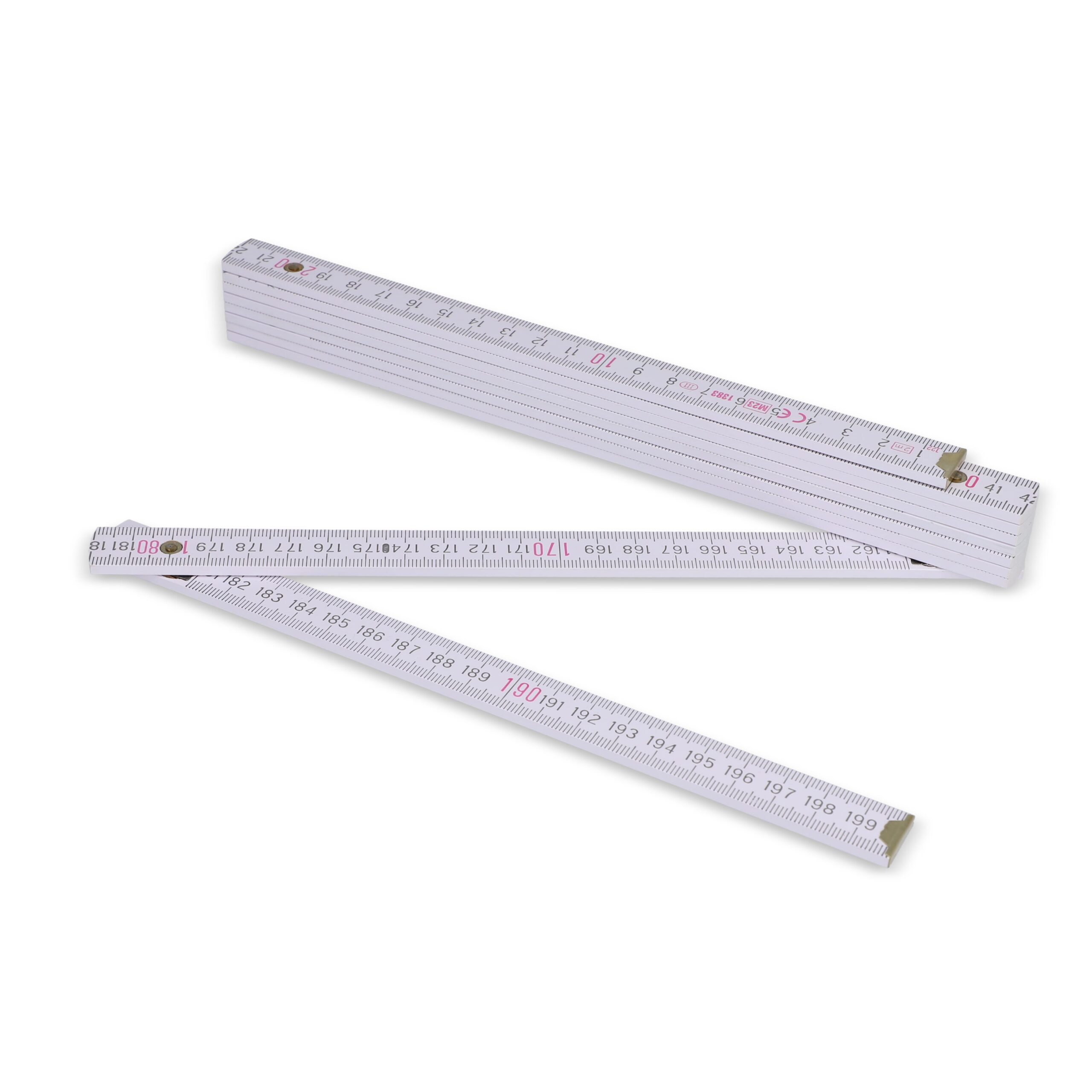 Zollstock Holz 2m Premium lackiert – Bild 4