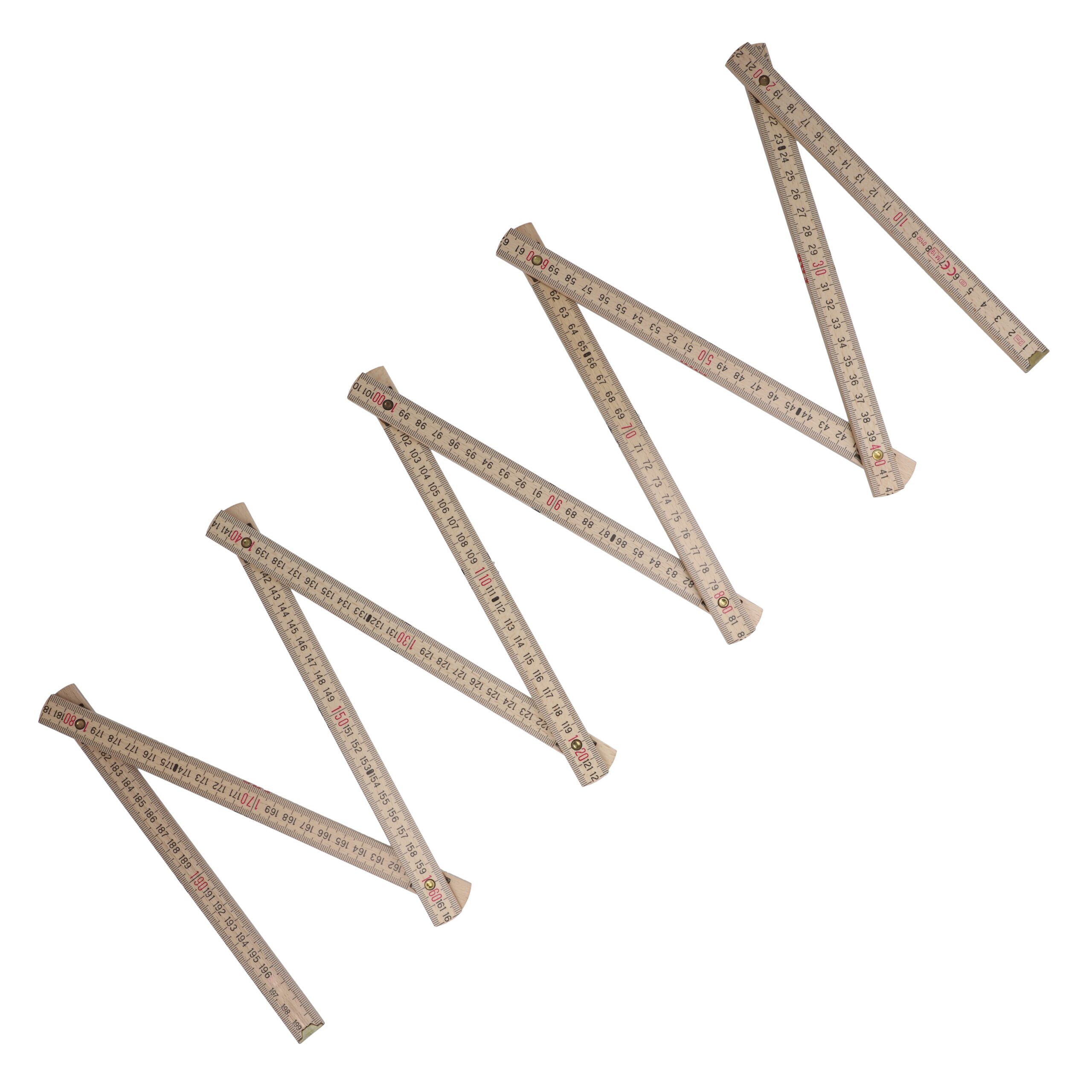 Zollstock 2m Premium natur – Bild 6