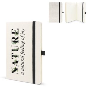 Notizbuch aus recycelter Baumwolle & R-PET A5