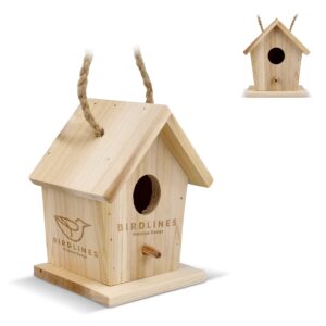 Kleines Vogelhäuschen aus FSC-Holz