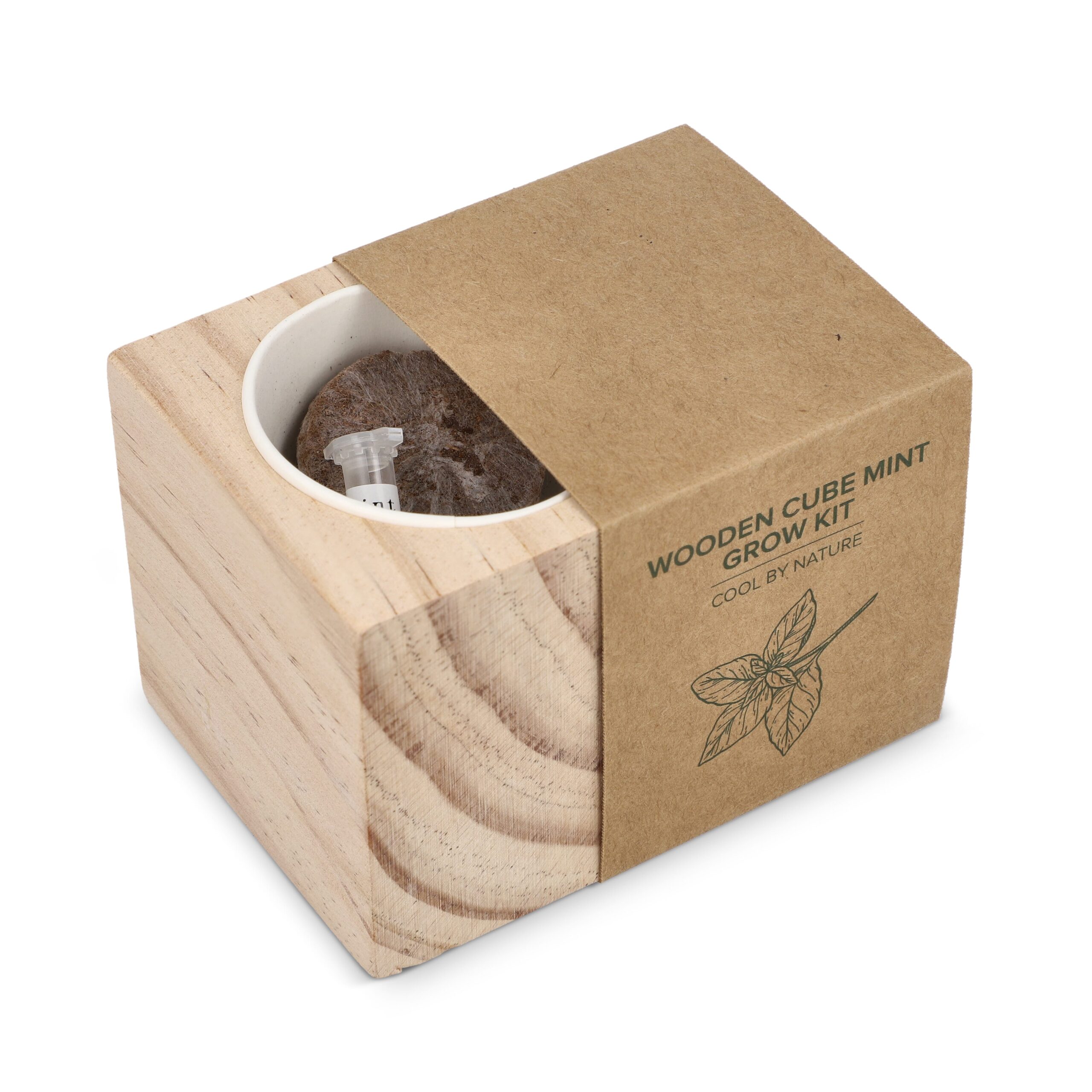 FSC-Holzpflanzgefäß-Set – Mint – Bild 5