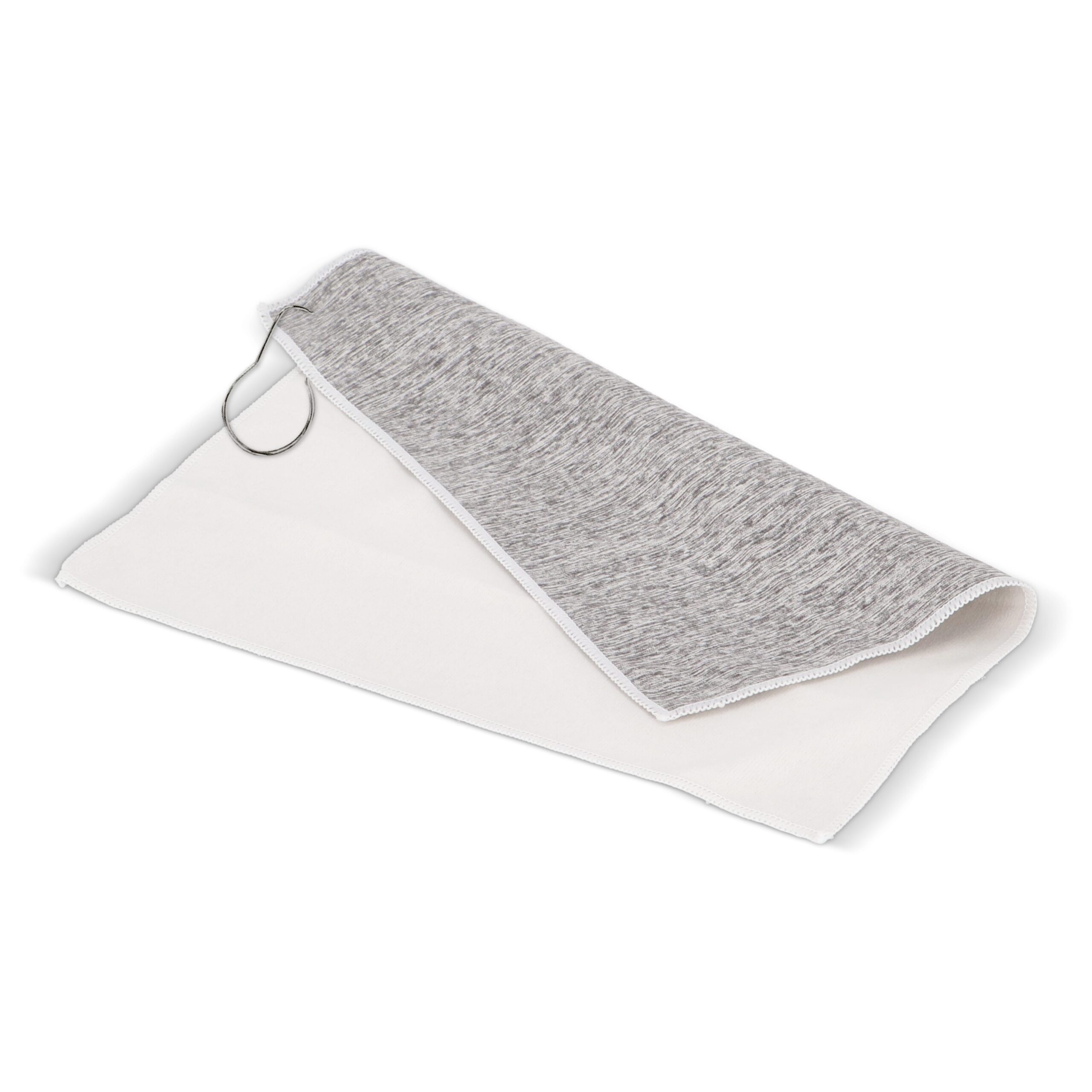 Schnelltrocknendes Golfhandtuch mit Haken R-PET 30 x 30 cm Sublimation – Bild 3