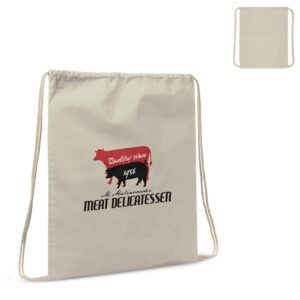 Kordelzugbeutel baumwolle OEKO-TEX® STANDARD 100 140g/m² 35x45cm