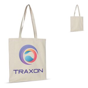 Tasche OEKO-TEX® natur lang 220g/m² 38x42 cm