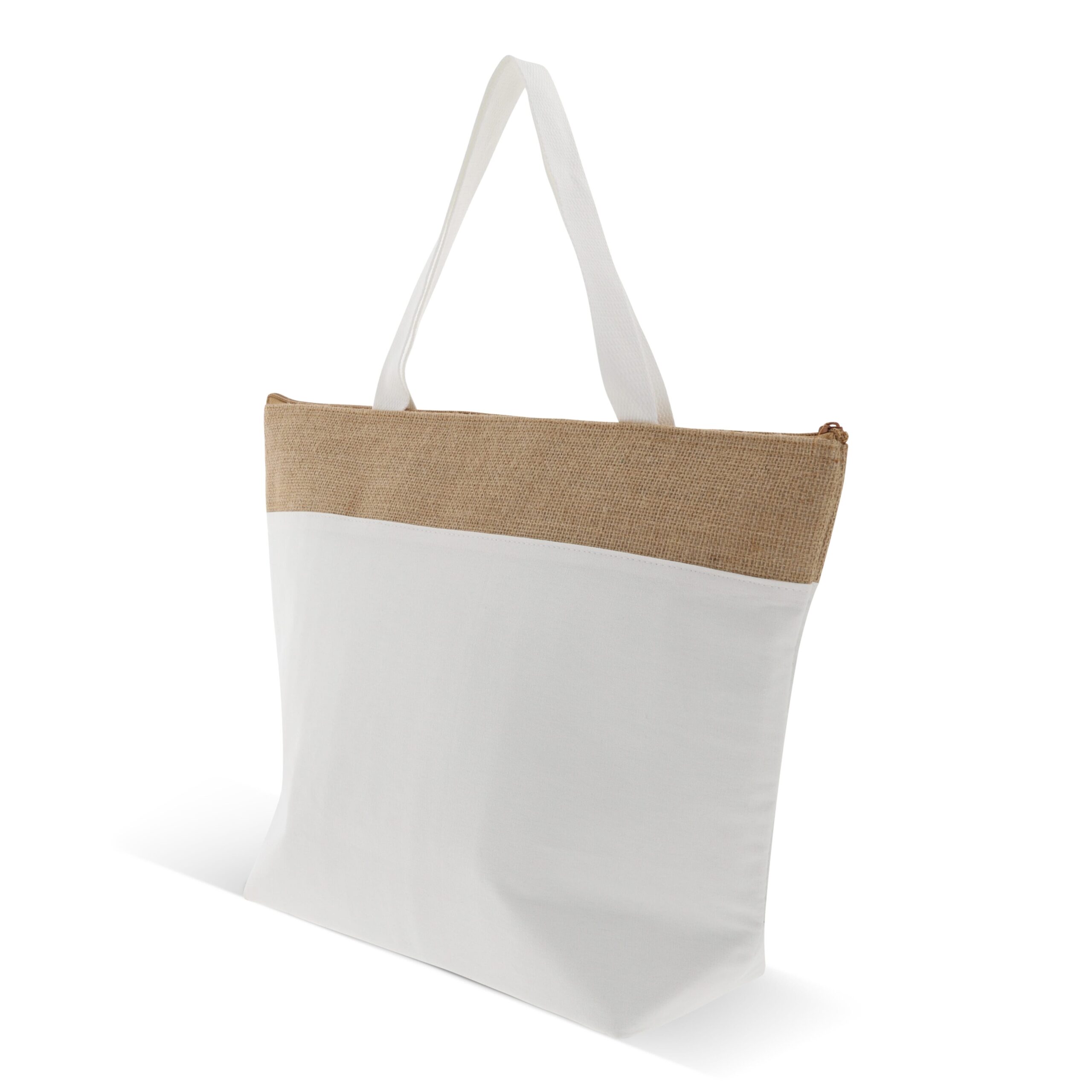 Strand-Kühltasche baumwolle/Jute 43x33x14 cm – Bild 2