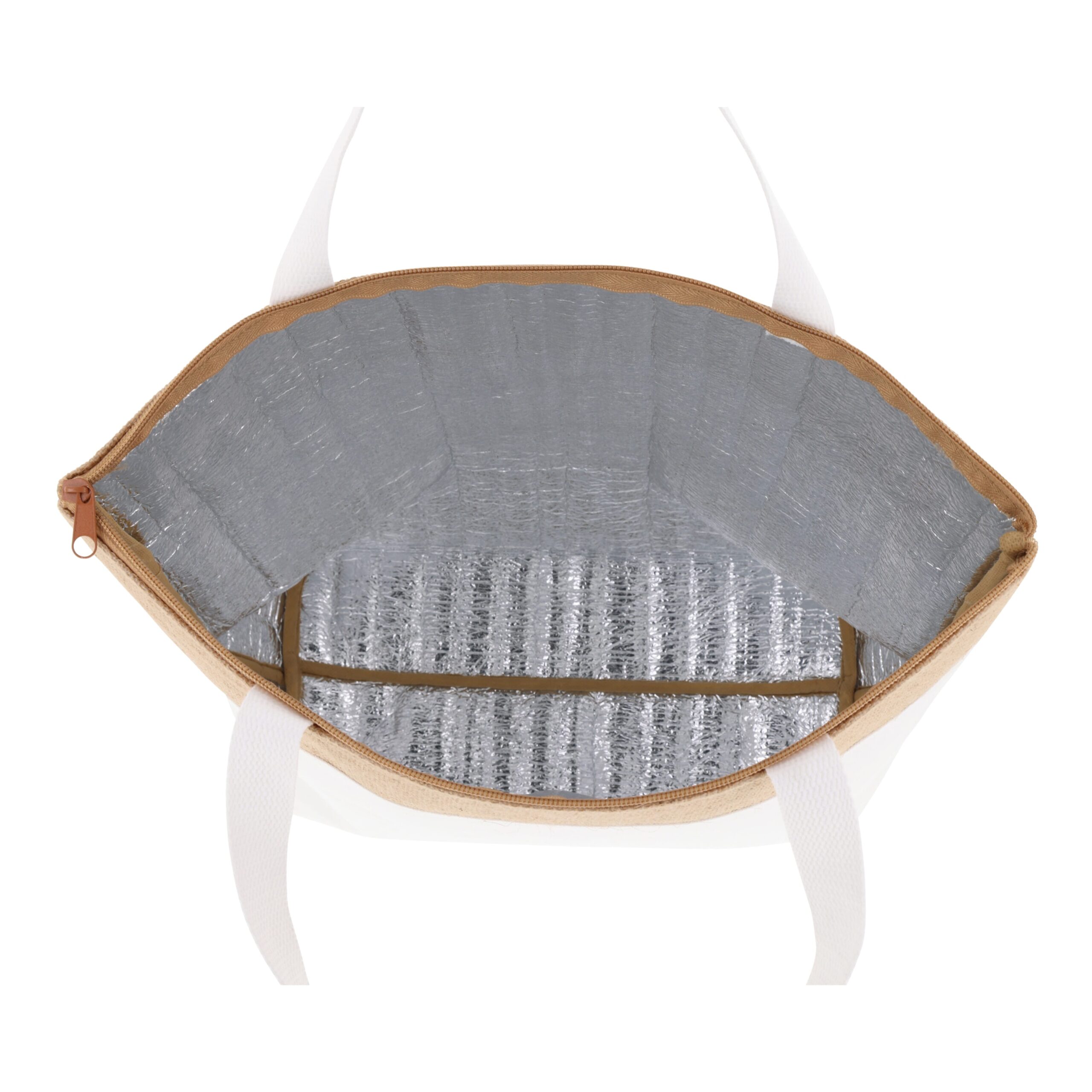 Strand-Kühltasche baumwolle/Jute 43x33x14 cm – Bild 4