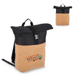 Rolltop-Rucksack Kork & R-PET 18L