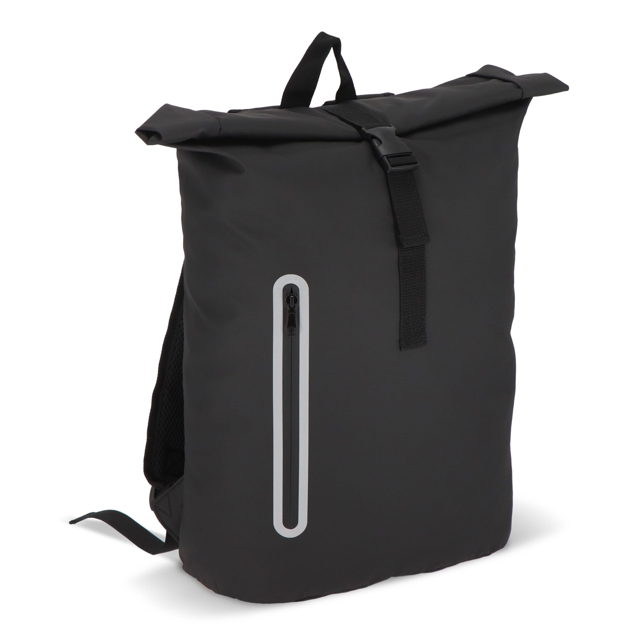 PU-beschichteter R-PET 600D Rolltop-Rucksack 20L – Bild 2