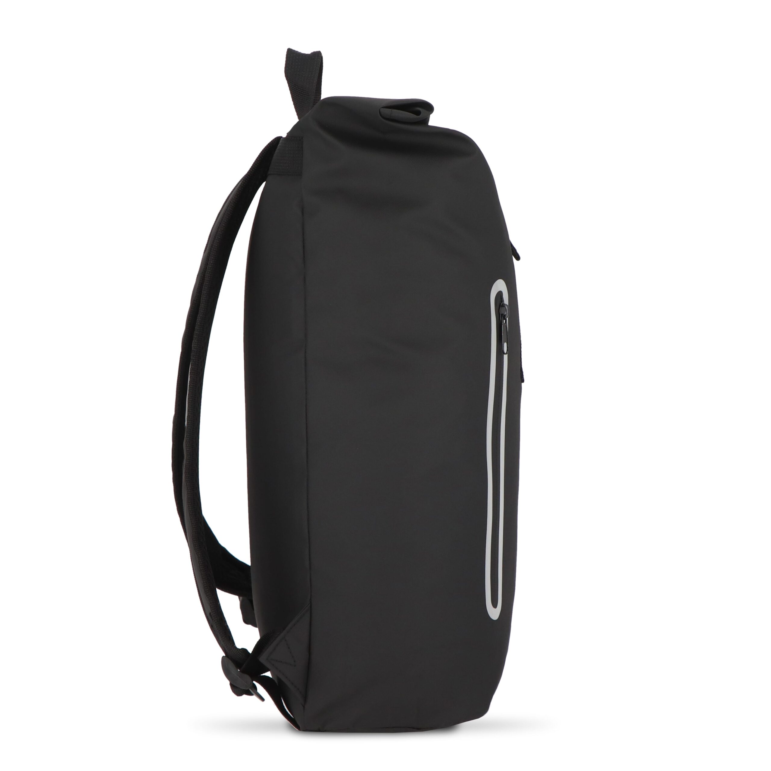 PU-beschichteter R-PET 600D Rolltop-Rucksack 20L – Bild 5