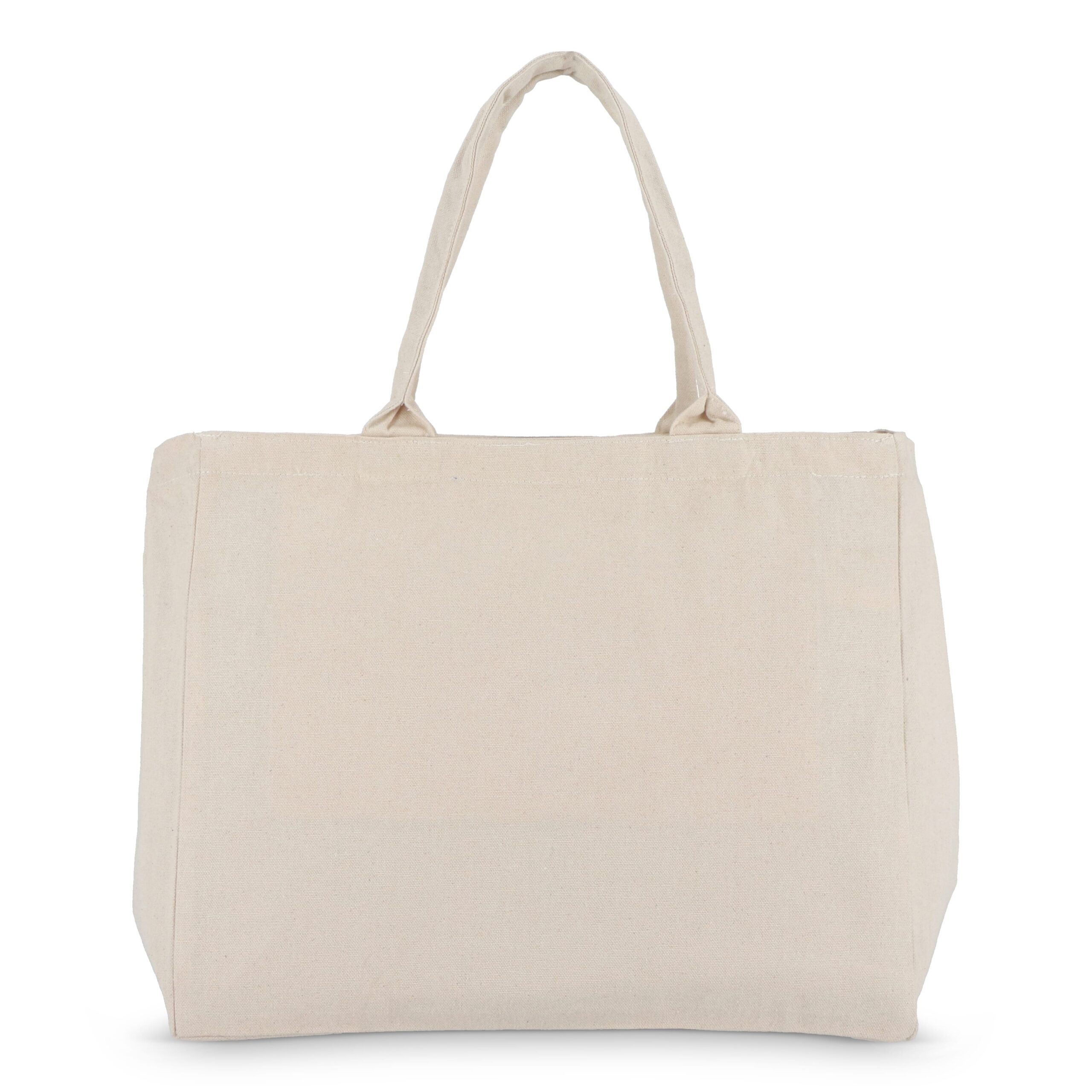 Baumwoll-Tragetasche mit Reißverschluss OEKO-TEX® 39 x 24 x 34cm 320g/m² – Bild 5